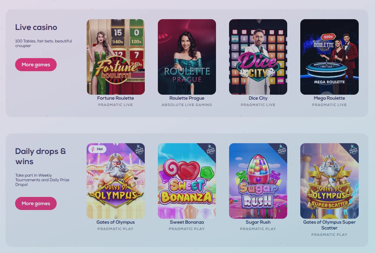 Various payment methods for online casino